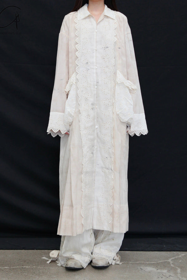 Mutedance 25 Spring/Summer patchwork dress MD-MD25SS76-SAND